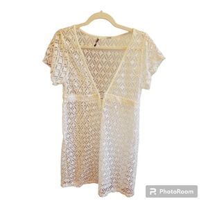 NWOT Nimes, Cote d'Azur Lace Swimsuit Cover-up 🩱